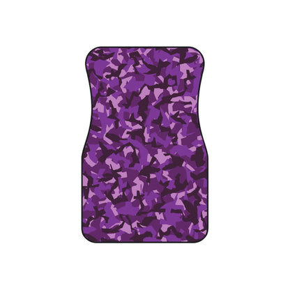 Purple Camo Car Mats (Set of 4)