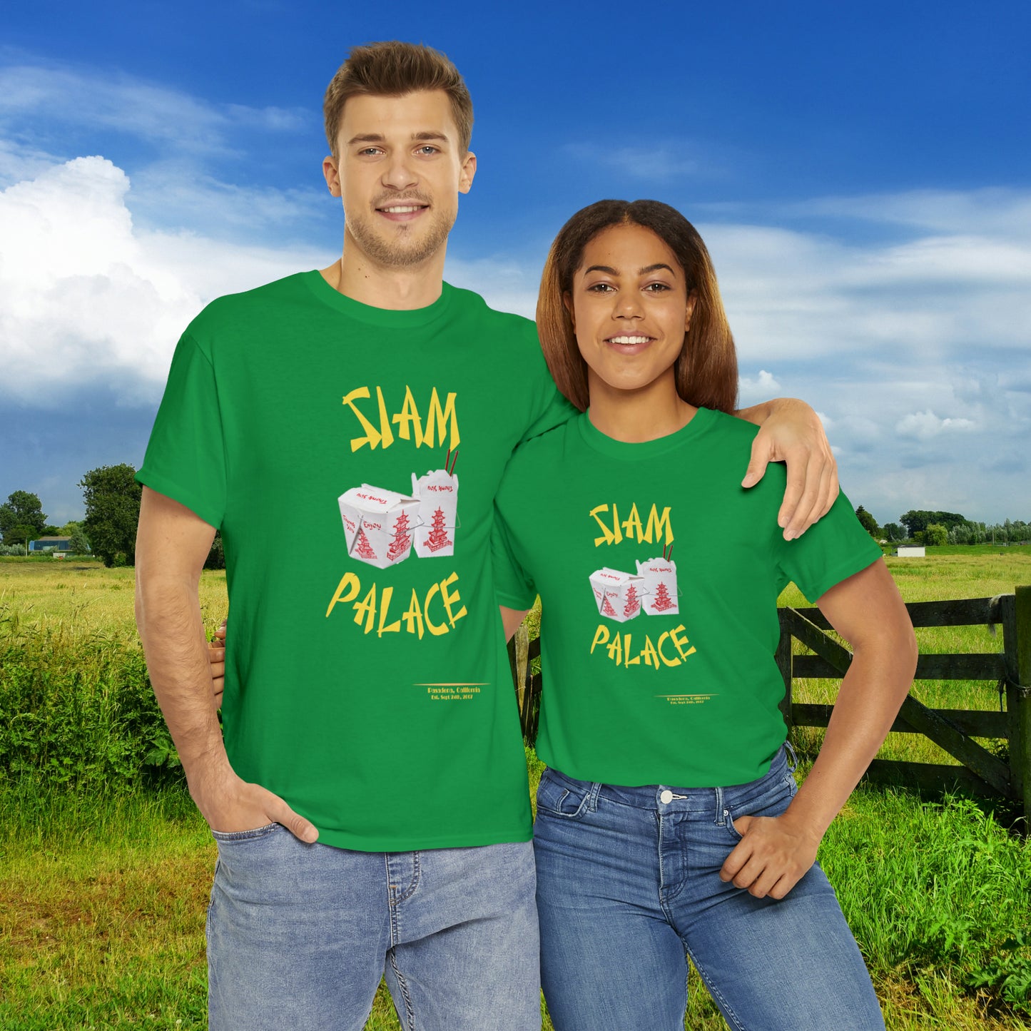 Siam Palace Established 2007 Unisex Heavy Cotton Tee