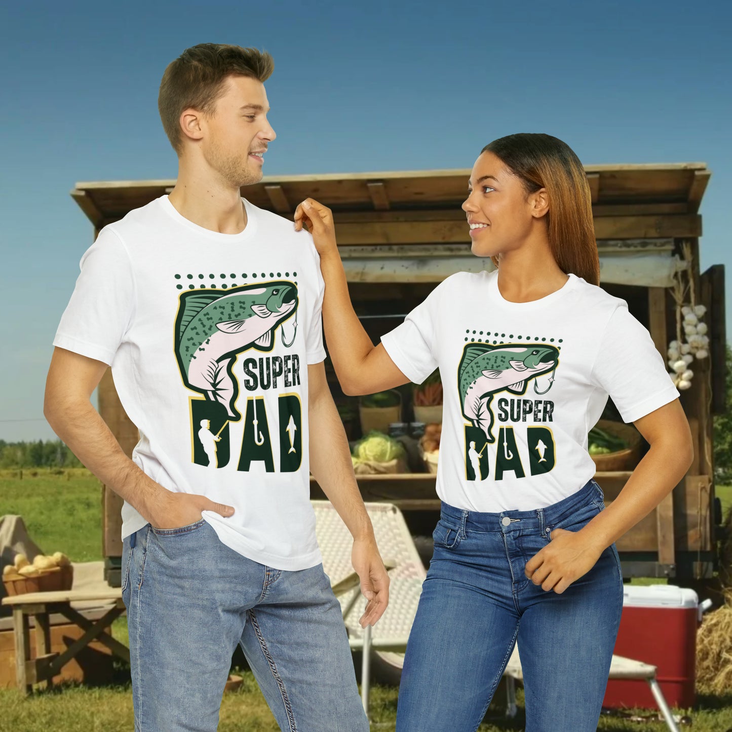 Super Dad/ Unisex Jersey Short Sleeve Tee