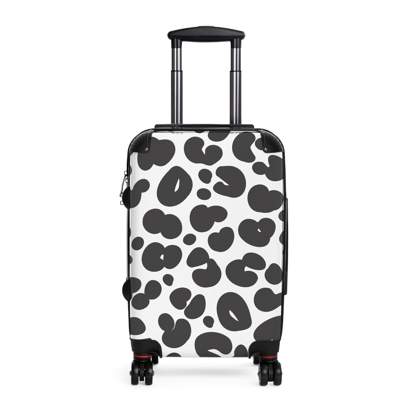 Black and White Cheetah Print Suitcase