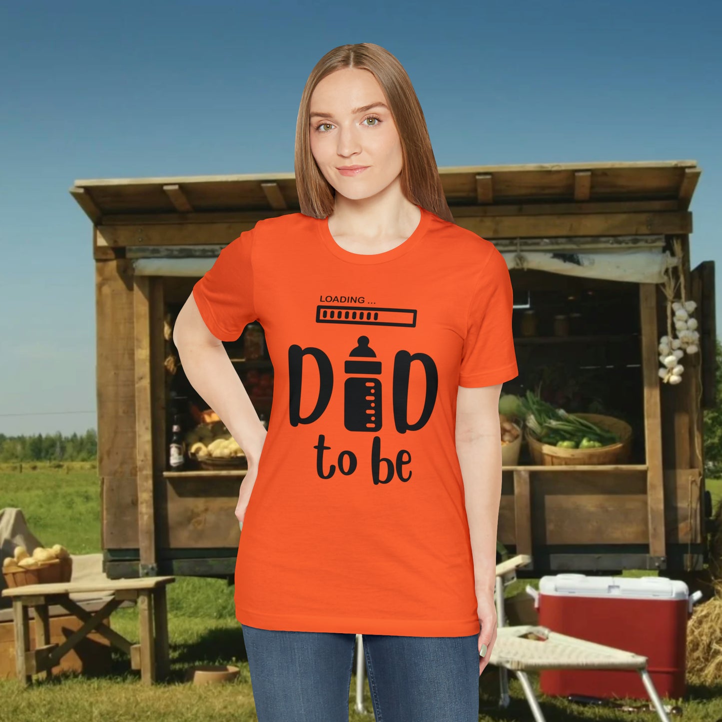 Dad To BE/ Unisex Jersey Short Sleeve Tee