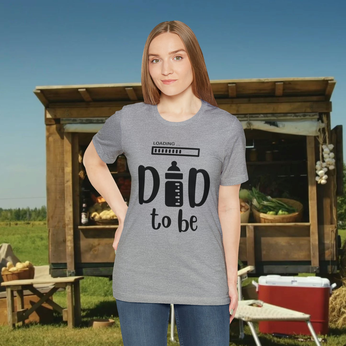 Dad To BE/ Unisex Jersey Short Sleeve Tee