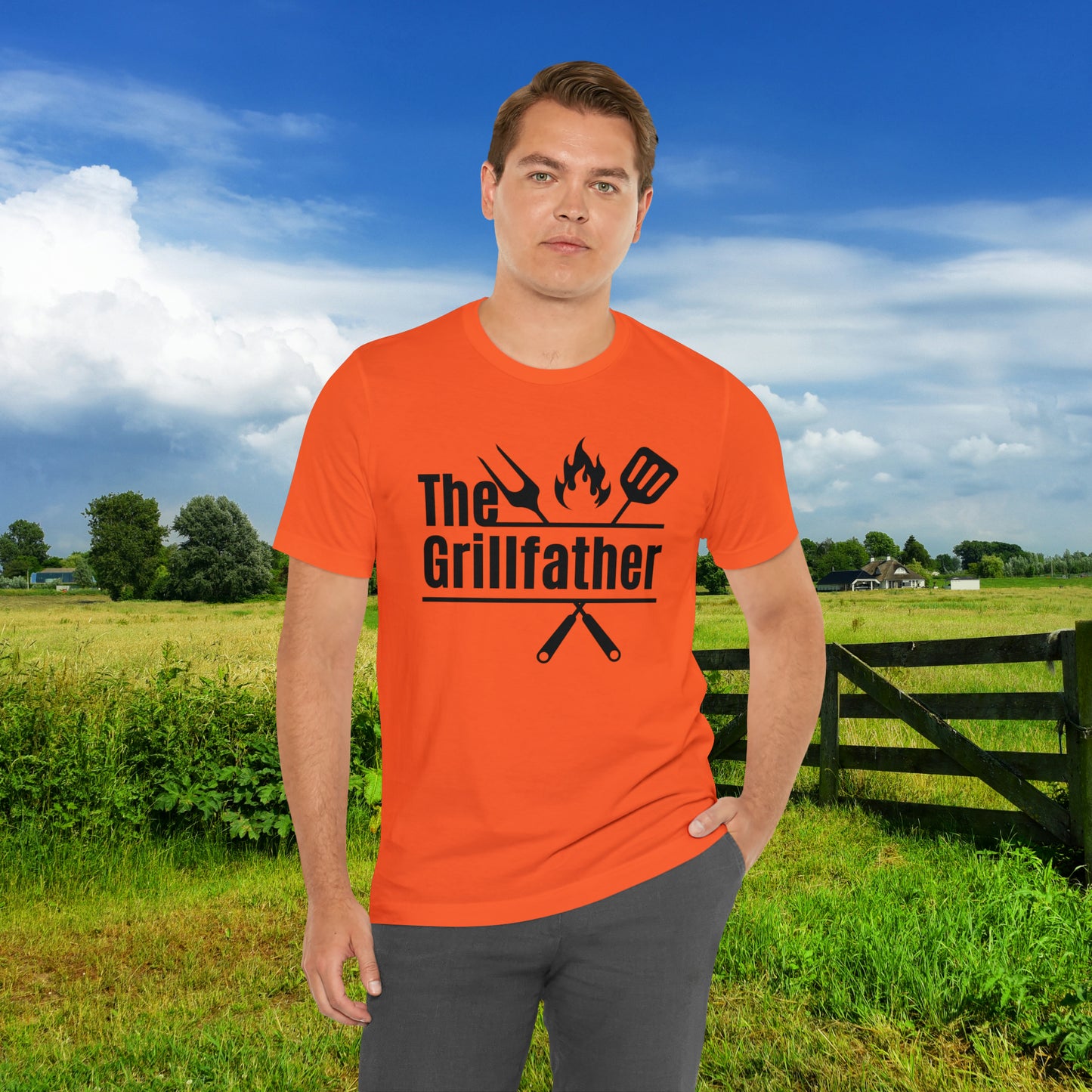 The GrillFather/Unisex Jersey Short Sleeve Tee