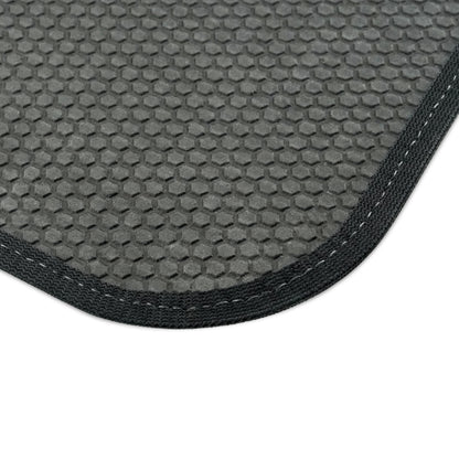 Flowers on a Blue Background Car Mats (Set of 4)