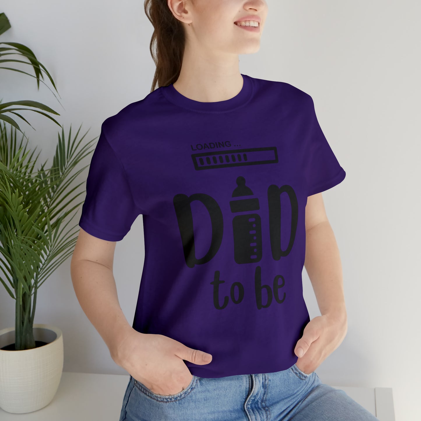 Dad To BE/ Unisex Jersey Short Sleeve Tee