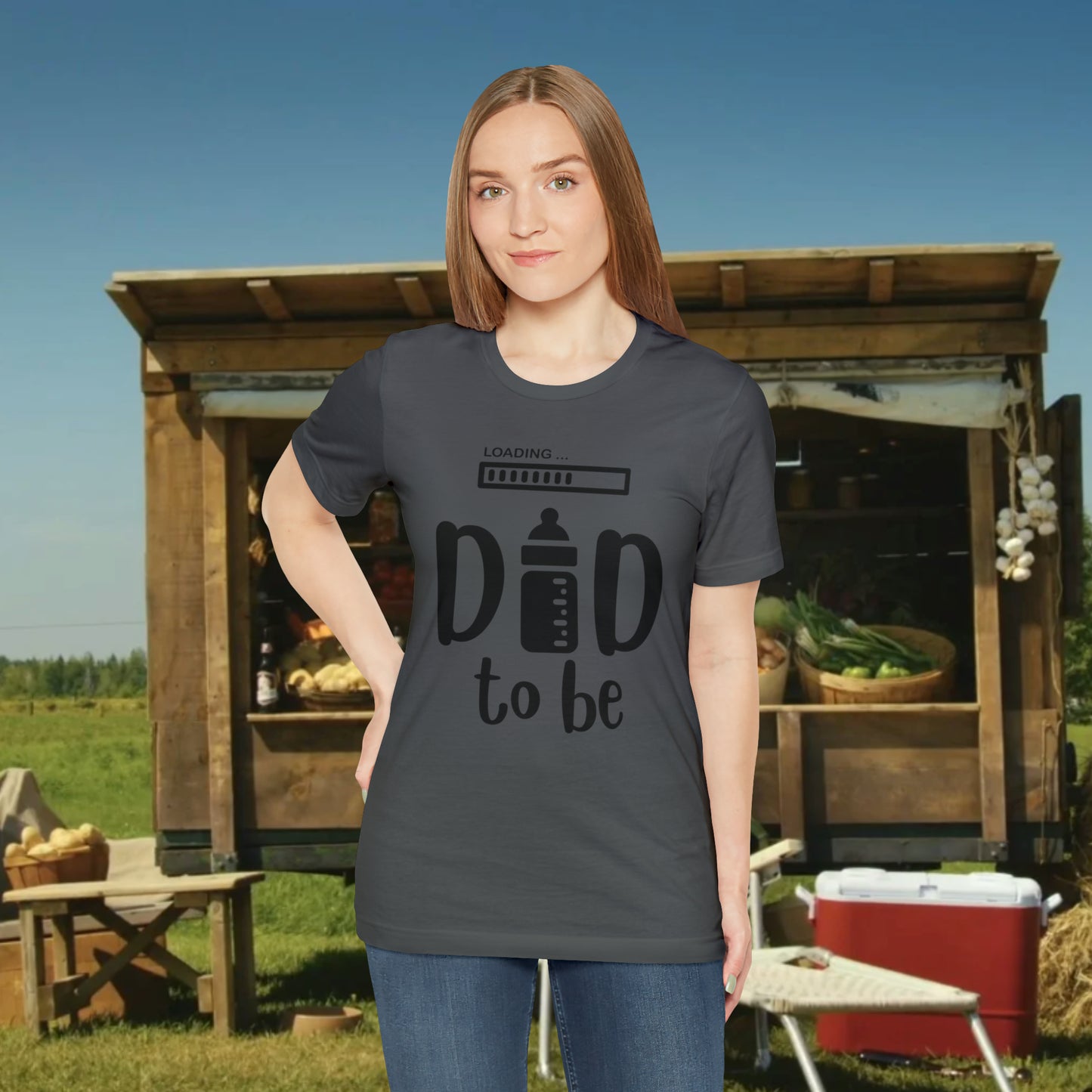 Dad To BE/ Unisex Jersey Short Sleeve Tee