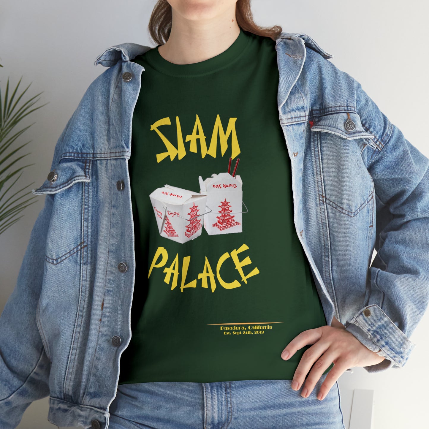 Siam Palace Established 2007 Unisex Heavy Cotton Tee