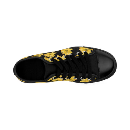 Flower Print Women's Sneakers