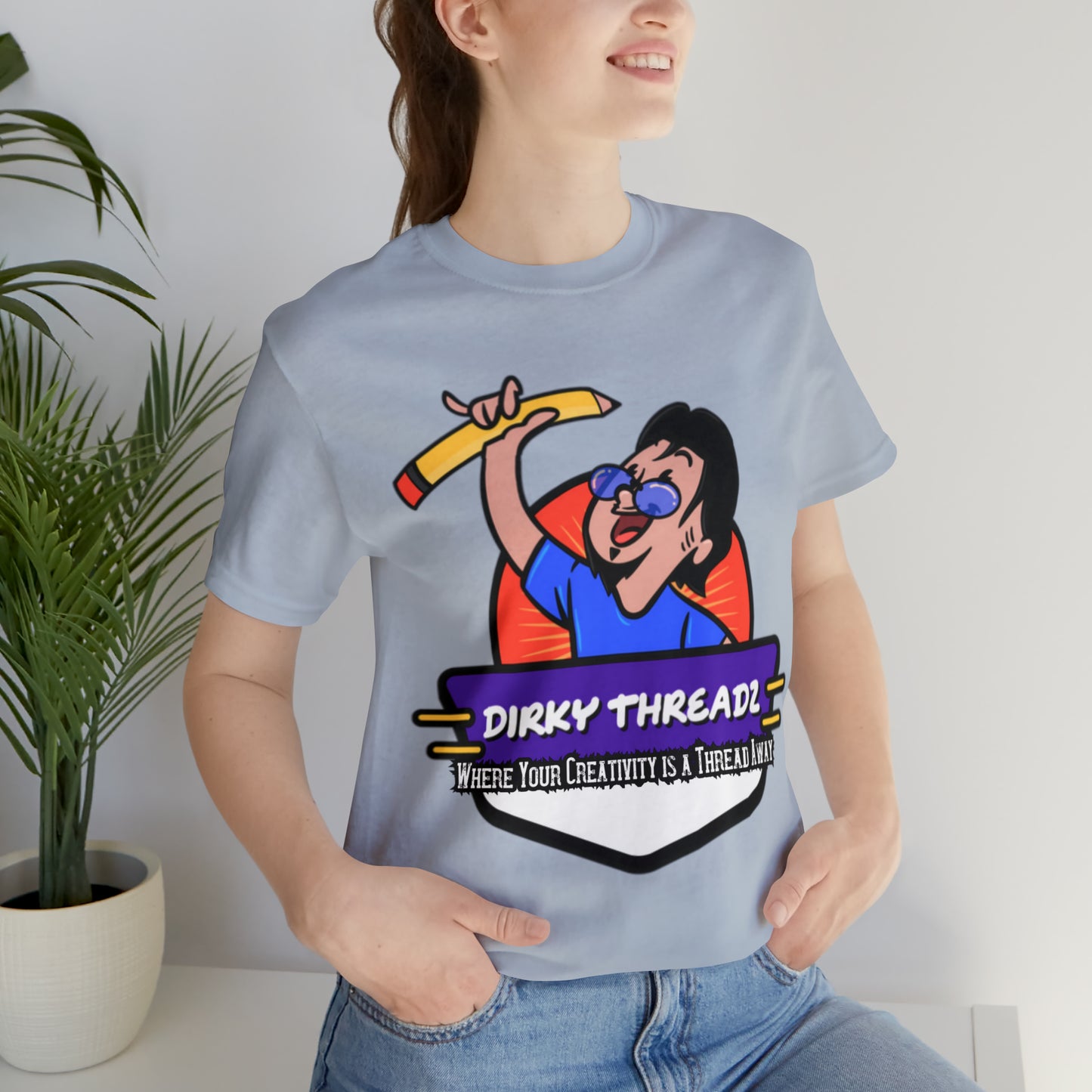 Dirky Threadz Unisex Jersey Short Sleeve Tee