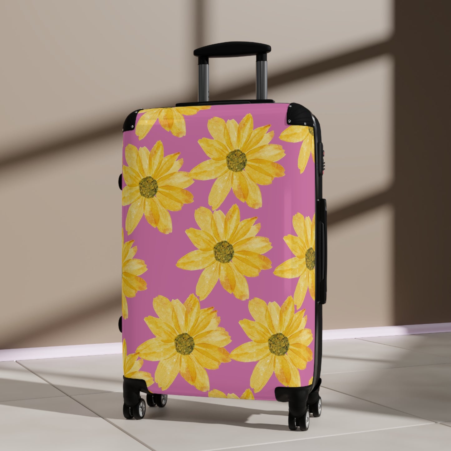 Flower Print Suitcase