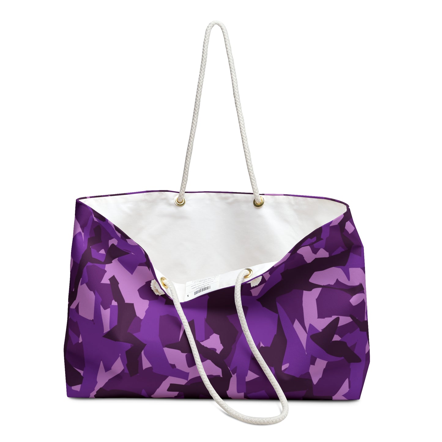 Purple Camouflage Weekender Bag