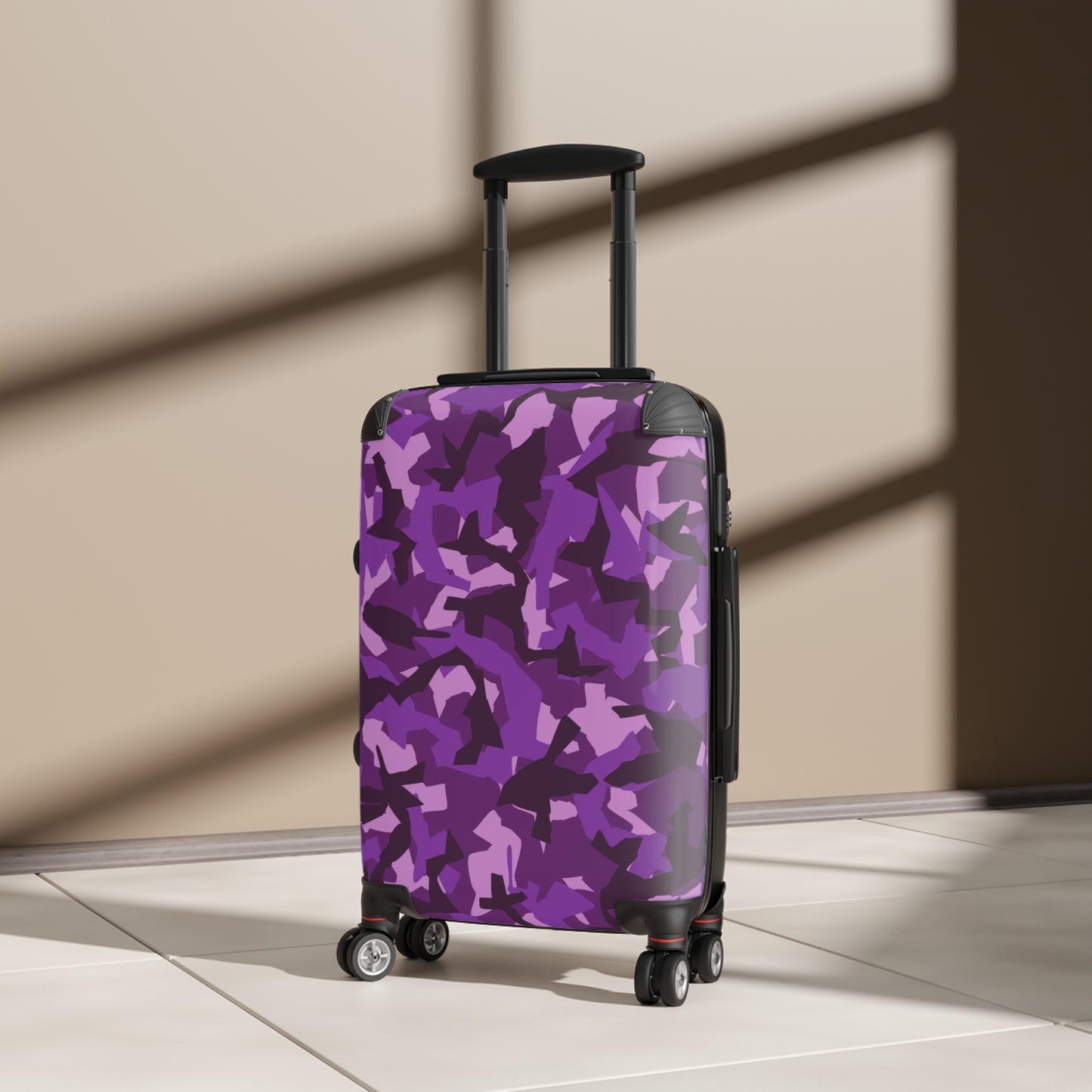 Purple Camo Suitcase