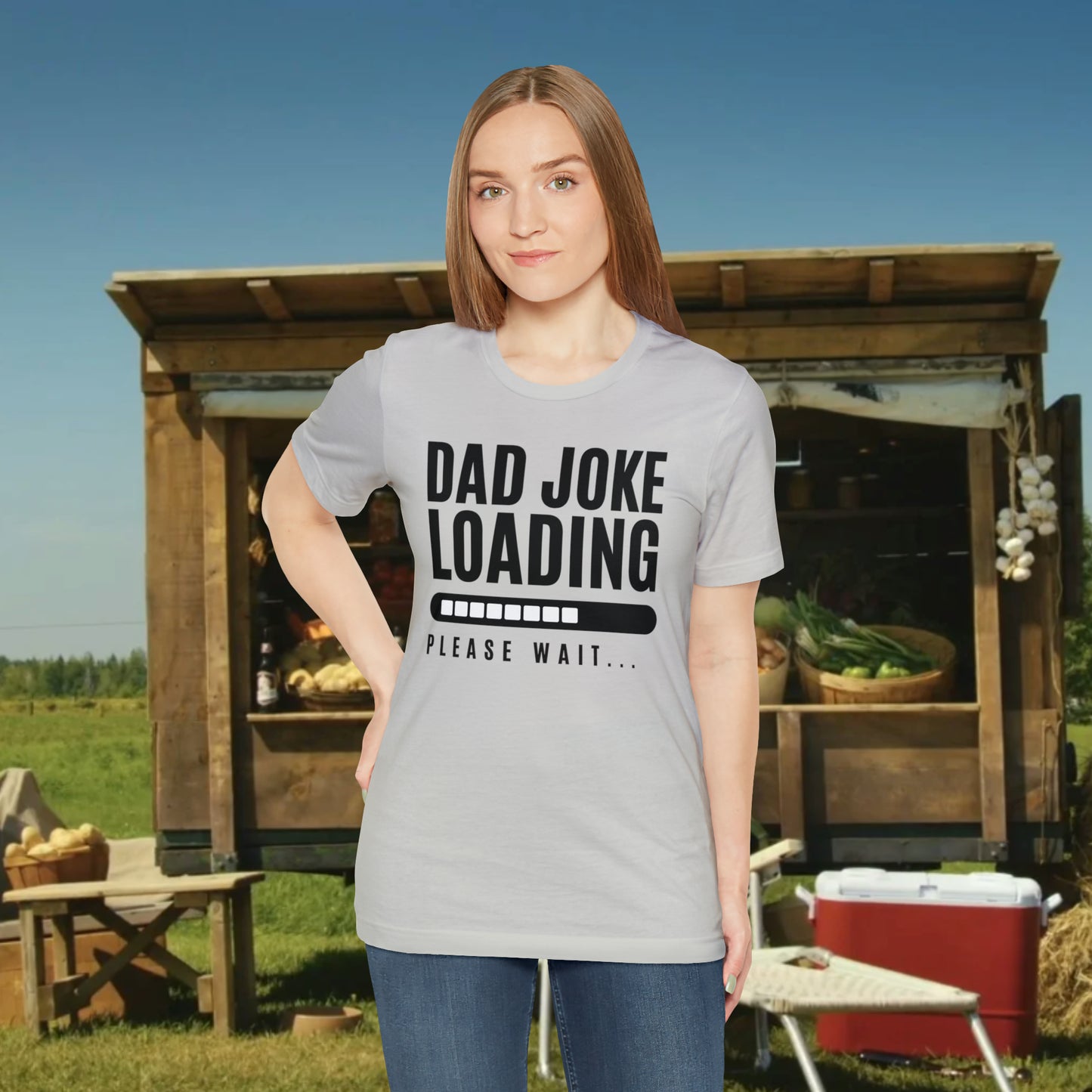 Dad Joke Loading Please Wait / Unisex Jersey Short Sleeve Tee