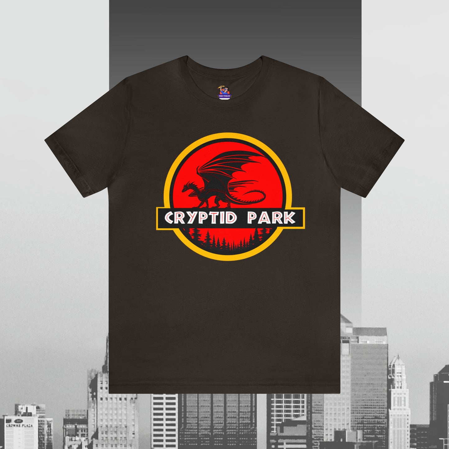 Cryptid Park Series Present The Dragon Unisex Jersey Short Sleeve Tee