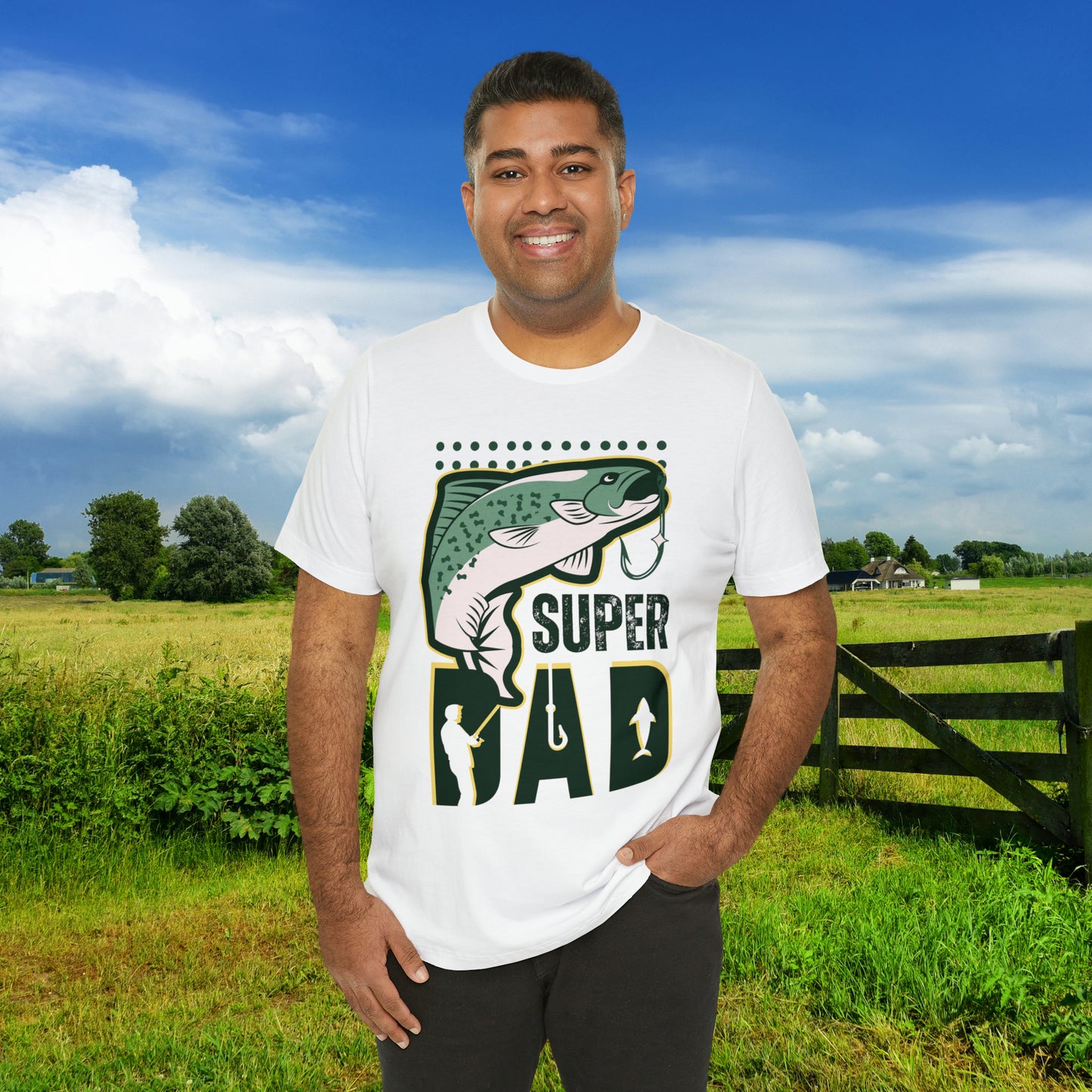 Super Dad/ Unisex Jersey Short Sleeve Tee