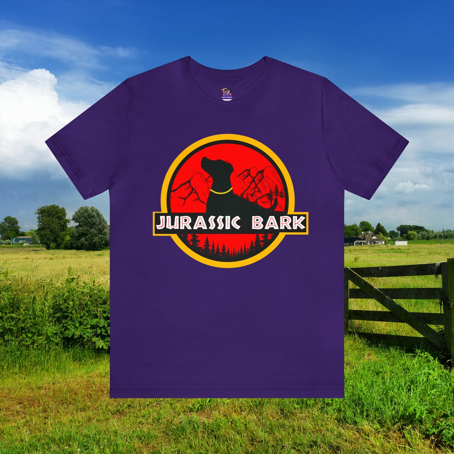 Jurassic Bark Labrador, Retriever Custom Unisex Jersey Short Sleeve Tee