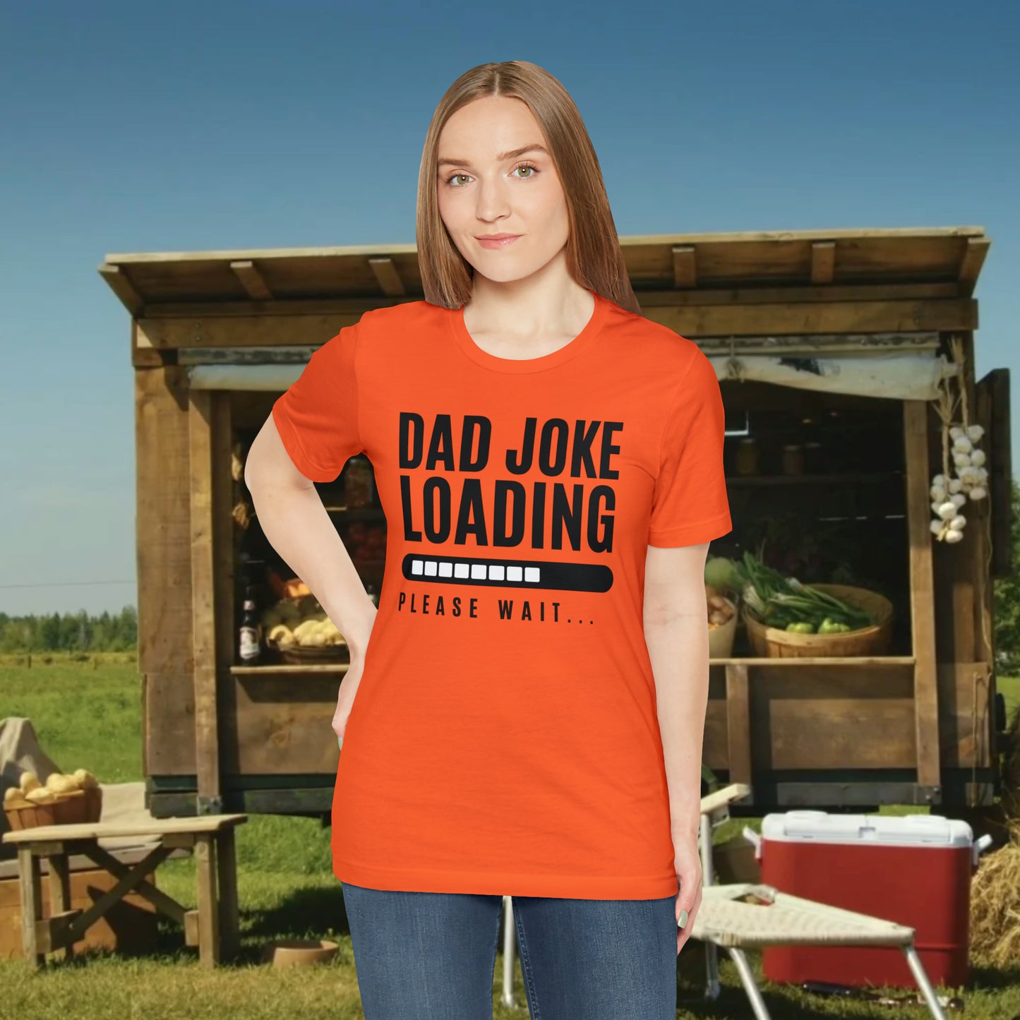 Dad Joke Loading Please Wait / Unisex Jersey Short Sleeve Tee