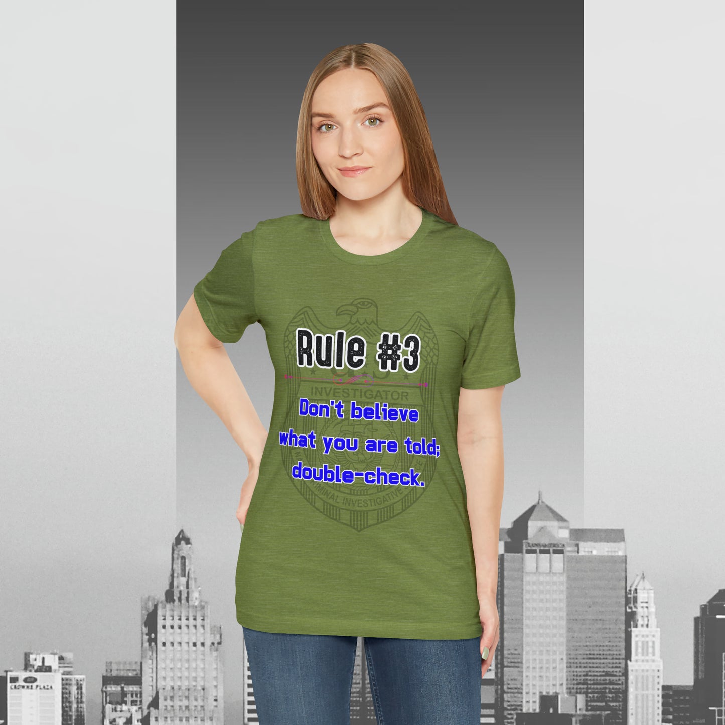 Rules of Gibbs #3 Don't Believe what you are told Unisex Jersey Short Sleeve Tee