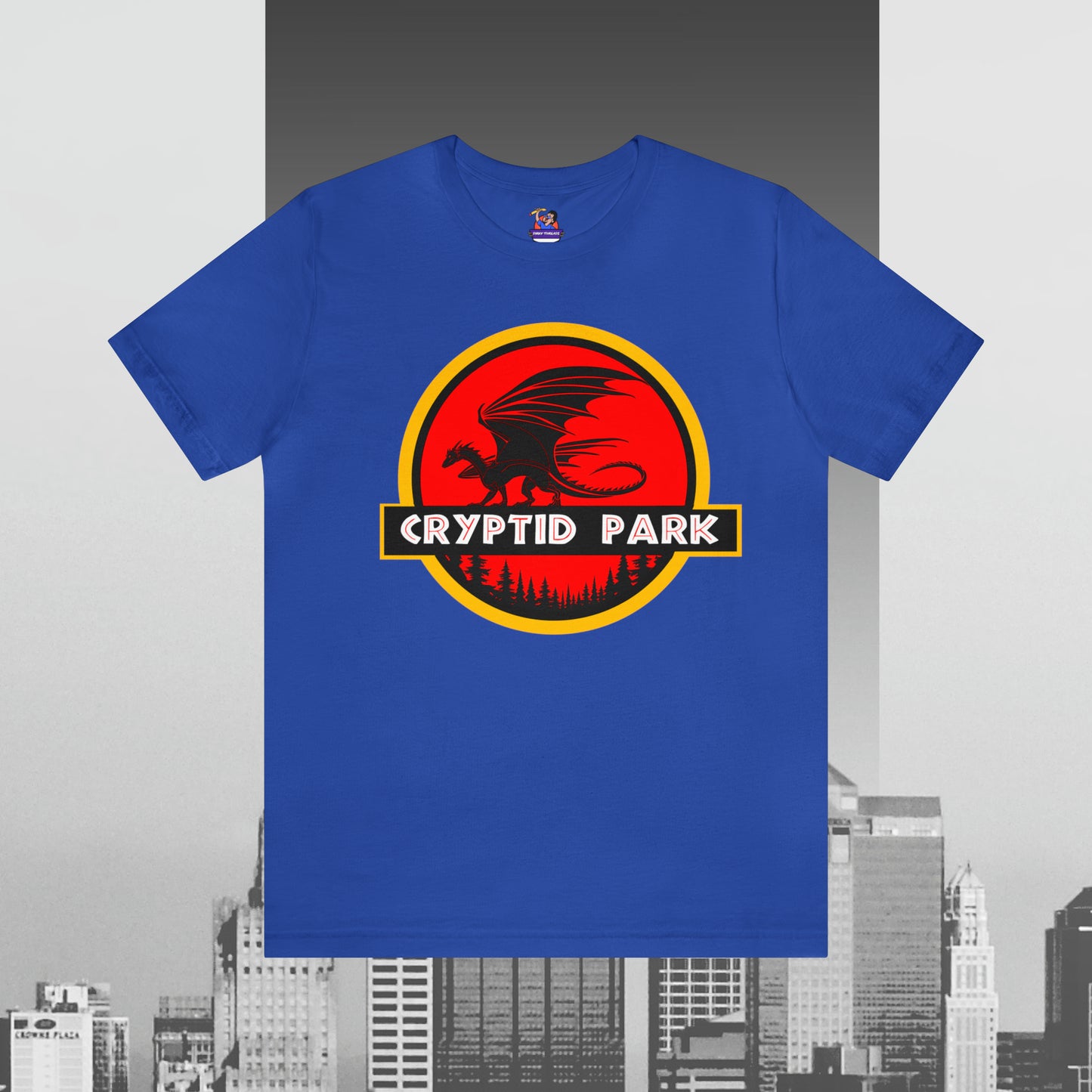 Cryptid Park Series Present The Dragon Unisex Jersey Short Sleeve Tee