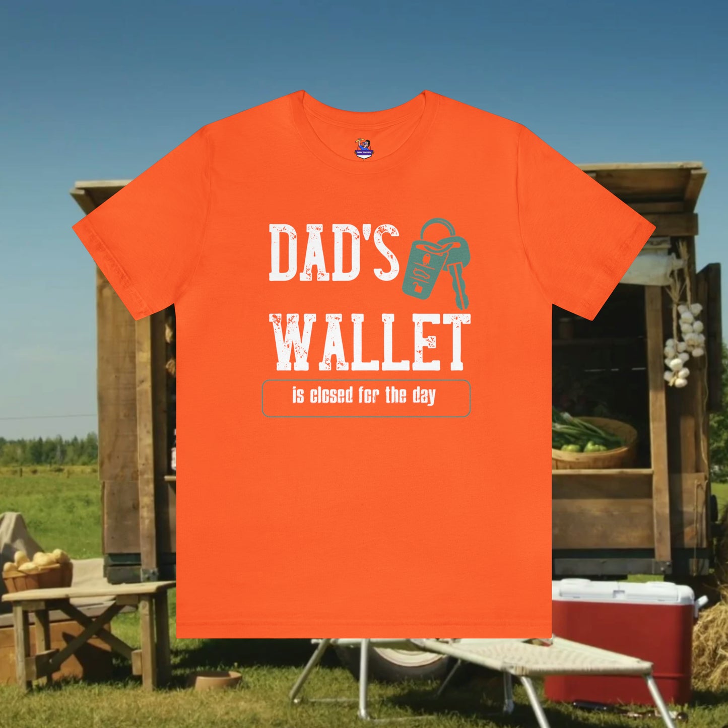 Dad's Wallet Is Closed For the Day /Unisex Jersey Short Sleeve Tee