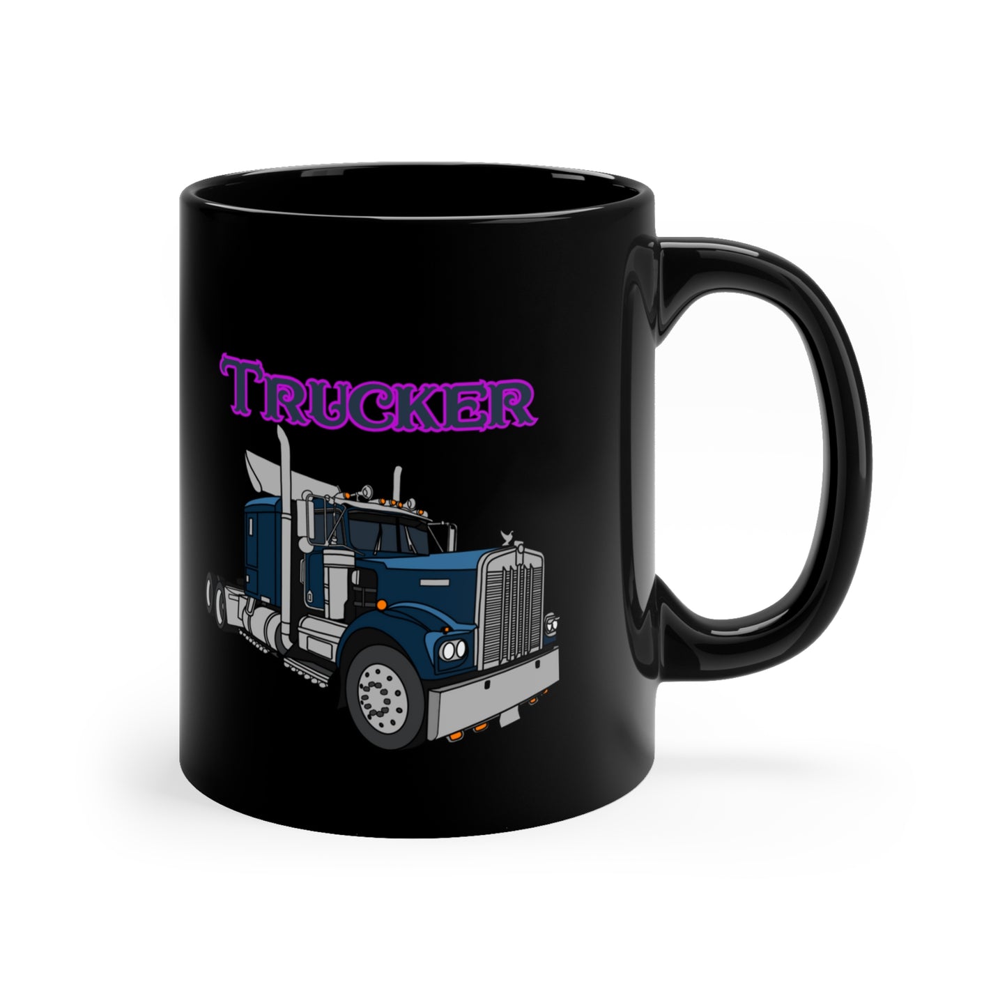 I'm a Bad Mother Trucker 11oz Black Mug