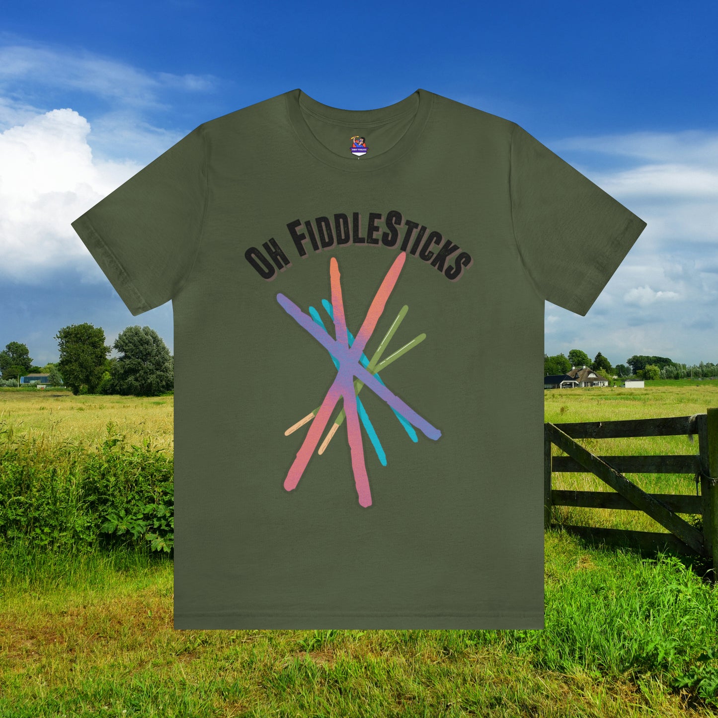 Oh FiddleSticks Unisex Jersey Short Sleeve Tee