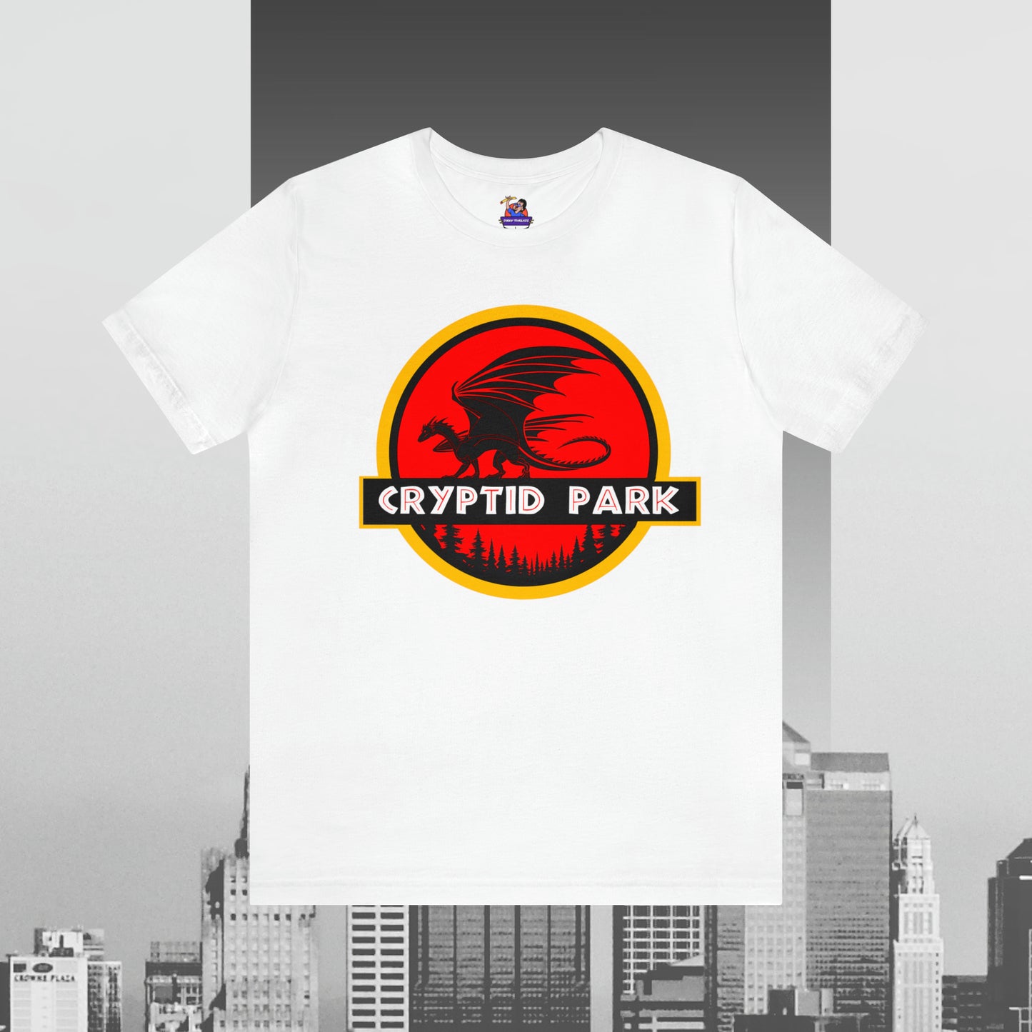 Cryptid Park Series Present The Dragon Unisex Jersey Short Sleeve Tee