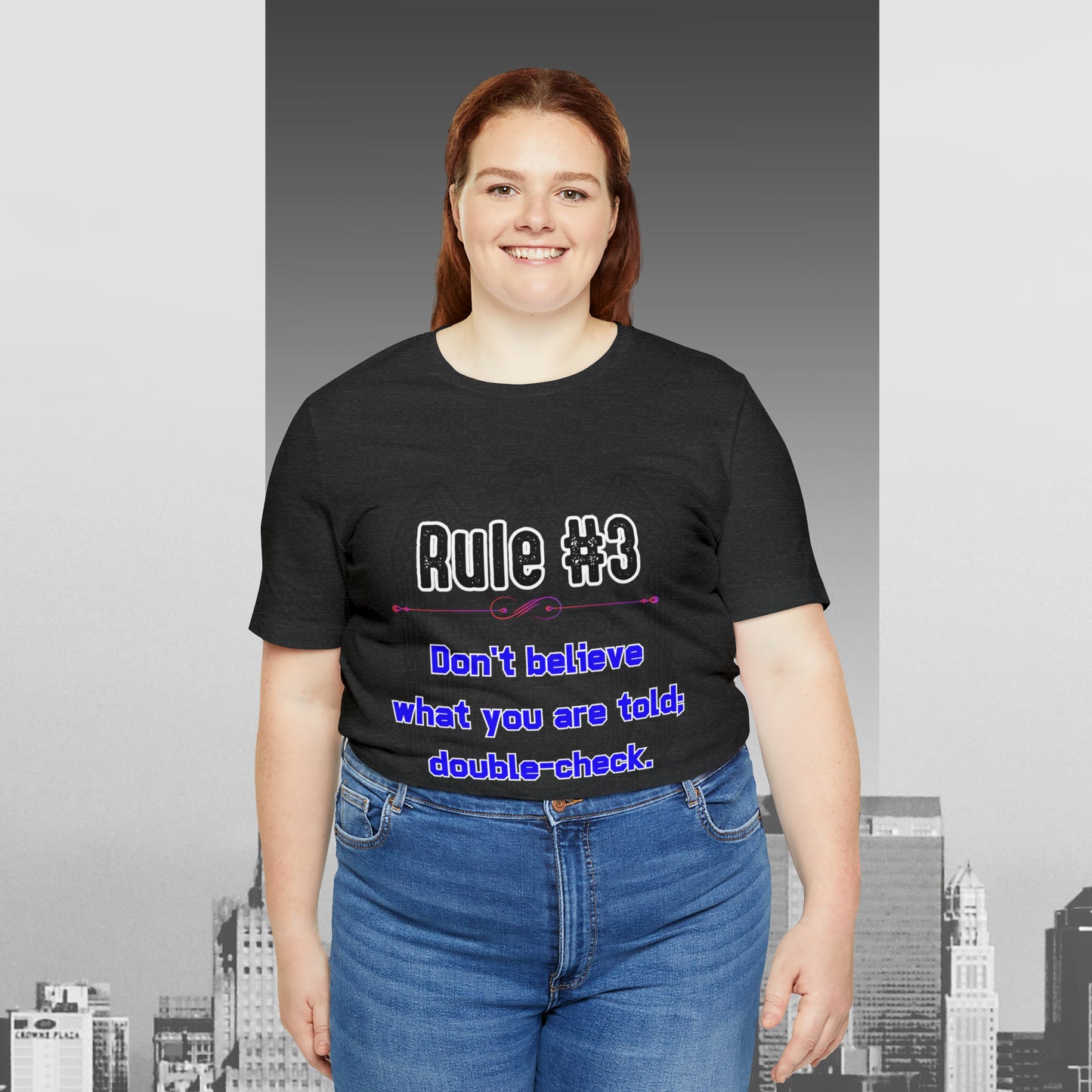 Rules of Gibbs #3 Don't Believe what you are told Unisex Jersey Short Sleeve Tee