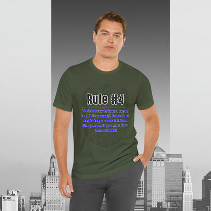 Rules of Gibbs #4 If you have a secret Keep it to yourself Unisex Jersey Short Sleeve Tee