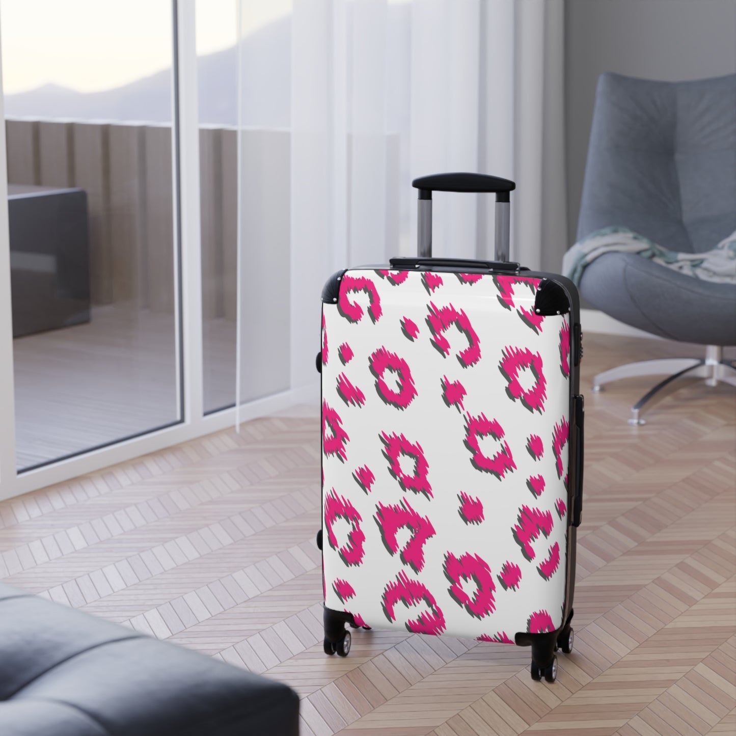 Leopard Suitcase