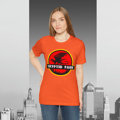 Cryptid Park Series Present The Dragon Unisex Jersey Short Sleeve Tee