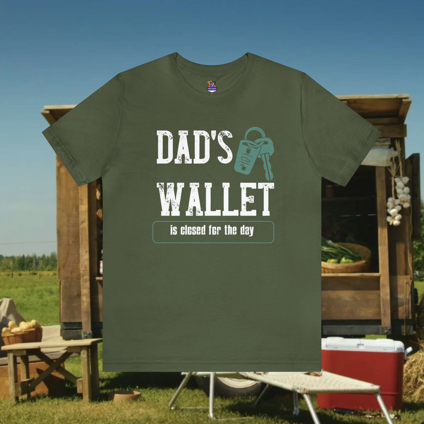 Dad's Wallet Is Closed For the Day /Unisex Jersey Short Sleeve Tee