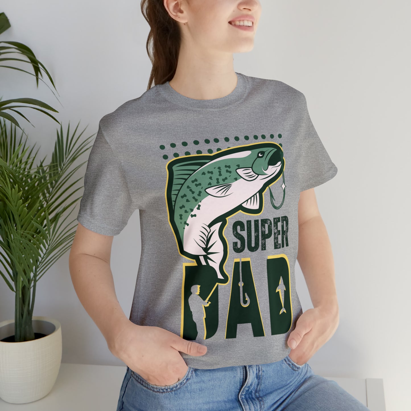 Super Dad/ Unisex Jersey Short Sleeve Tee