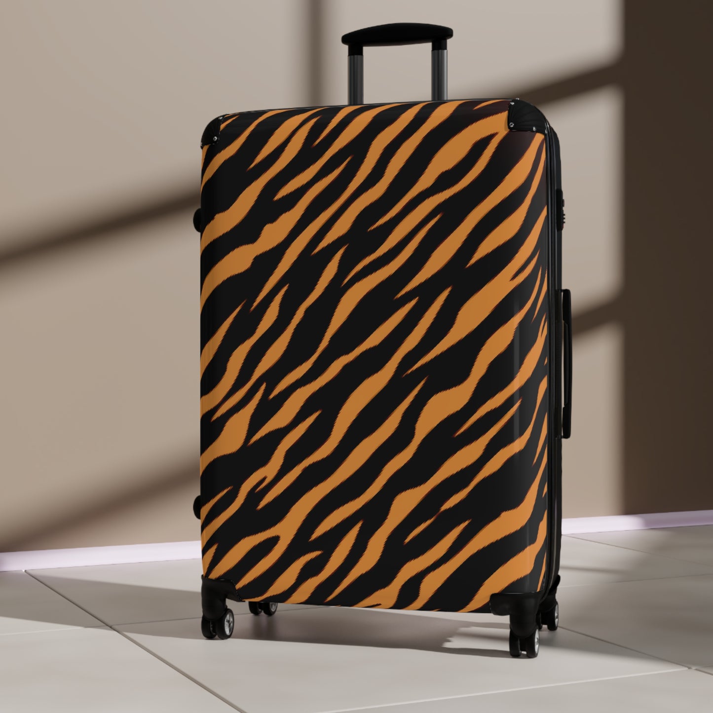 Tiger Print Suitcase