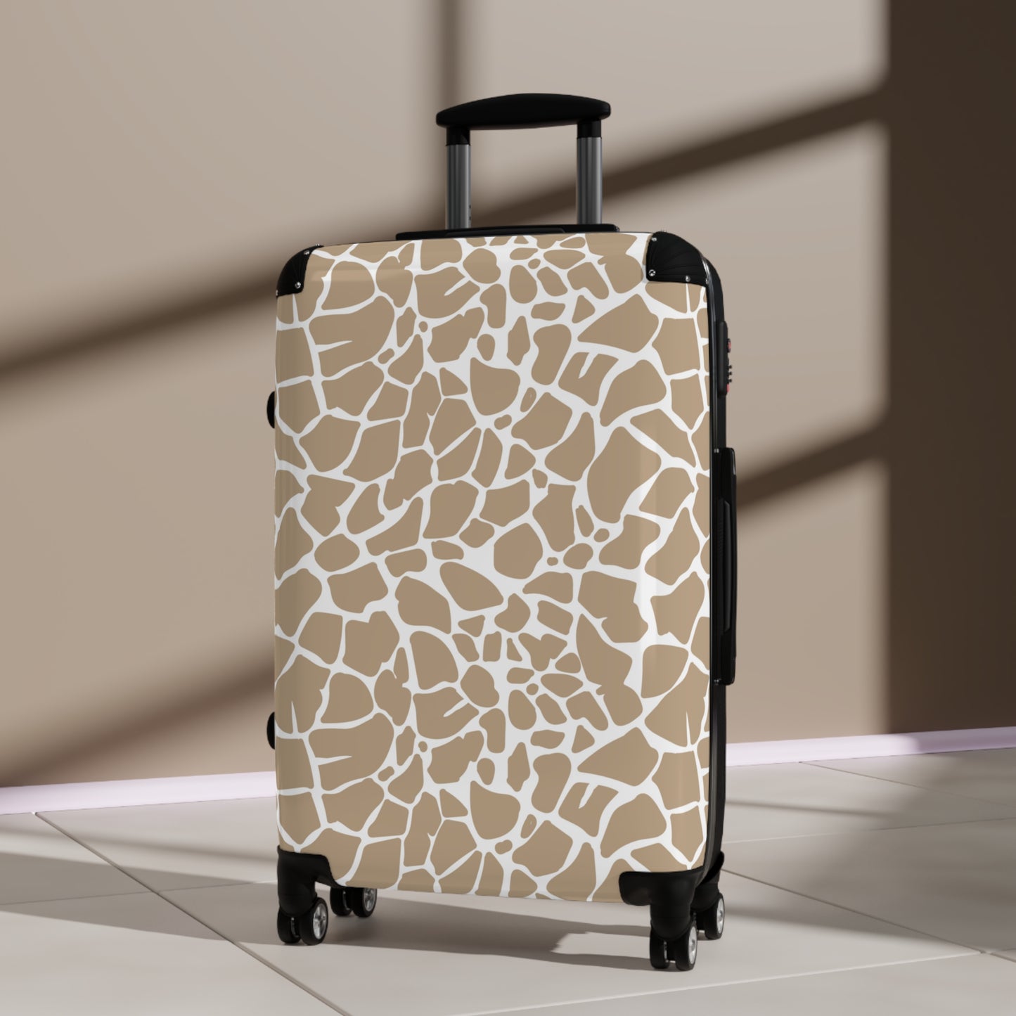 Giraffe Print Suitcase