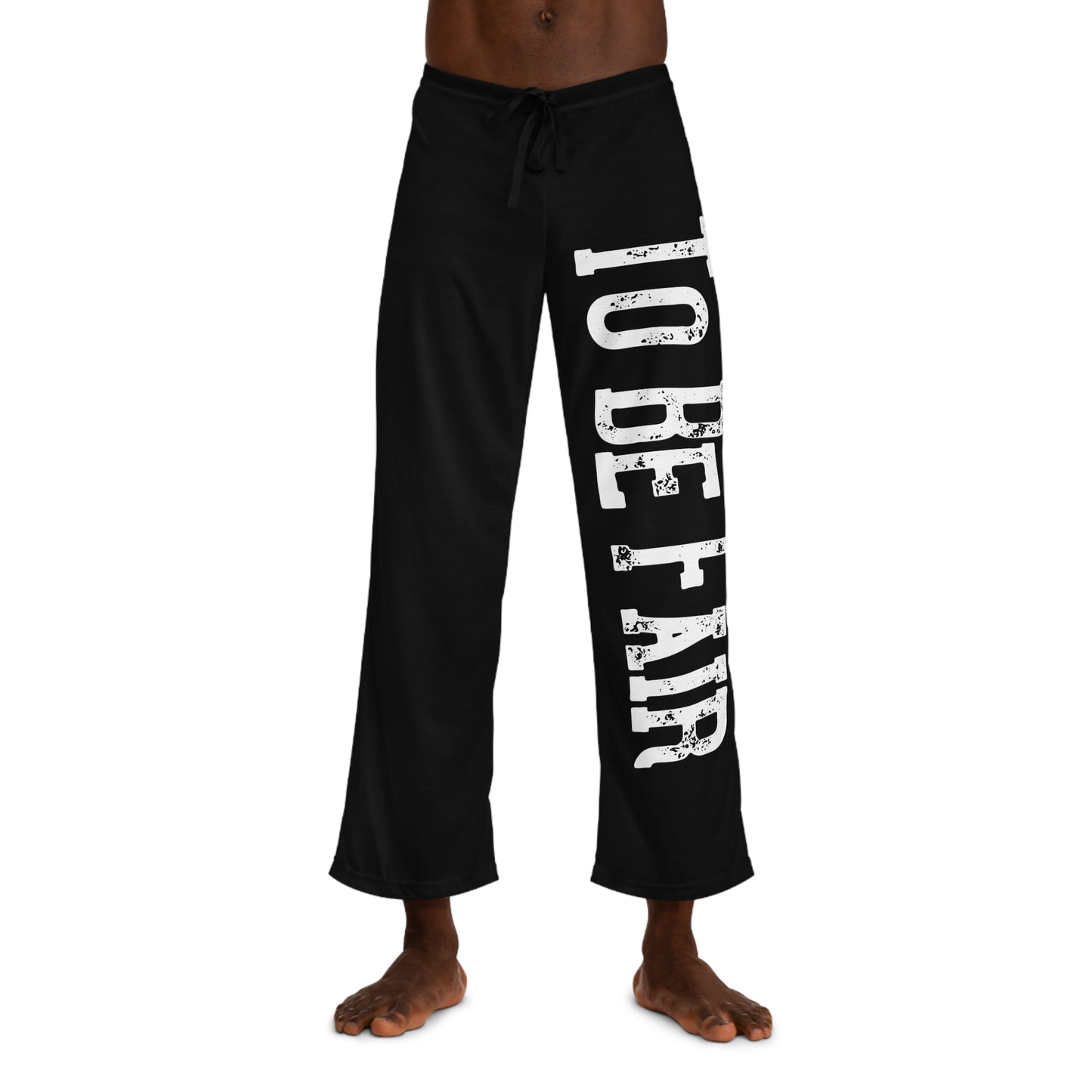 To Be Fair Men's Pajama Pants (AOP)