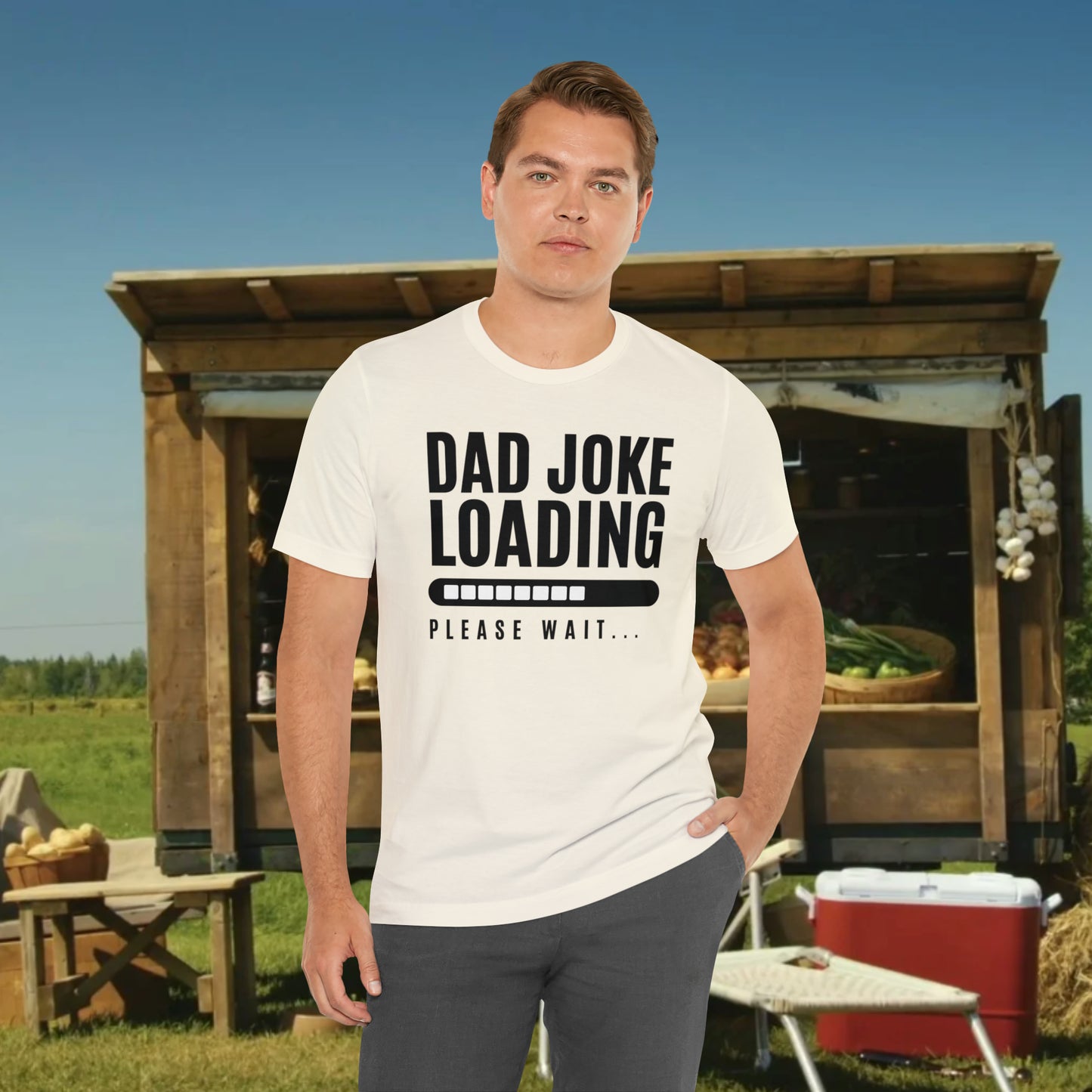 Dad Joke Loading Please Wait / Unisex Jersey Short Sleeve Tee