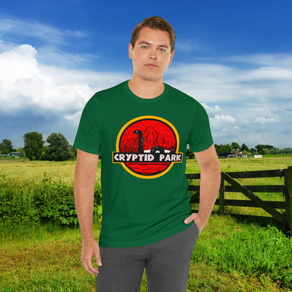 Cryptid Park Series Present The Loch Ness Monster Unisex Jersey Short Sleeve Tee