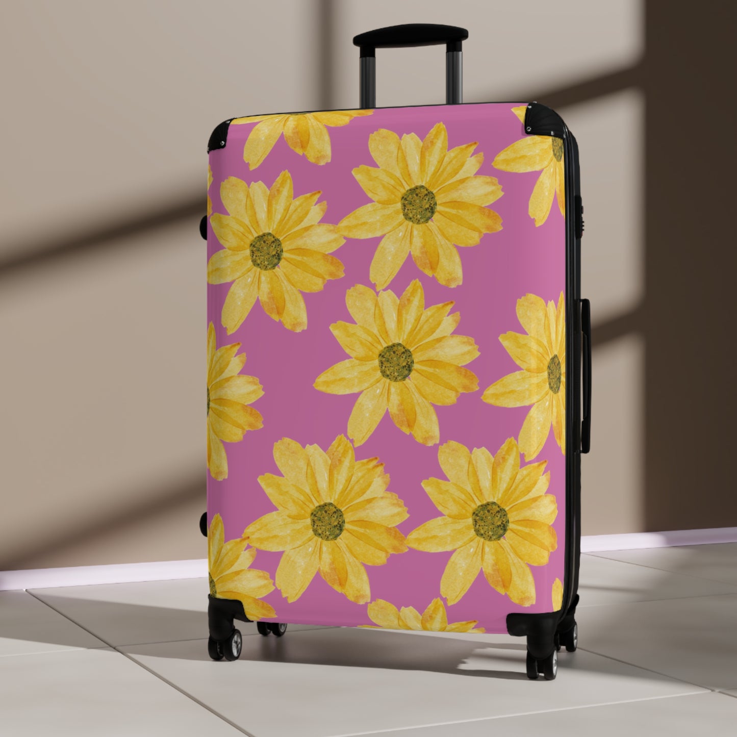 Flower Print Suitcase