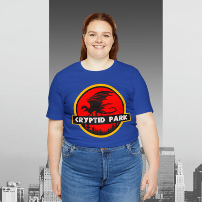 Cryptid Park Series Present The Dragon Unisex Jersey Short Sleeve Tee