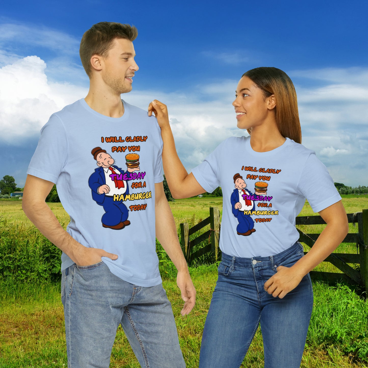 Popeye's Friend Wimpy/Unisex Jersey Short Sleeve Tee