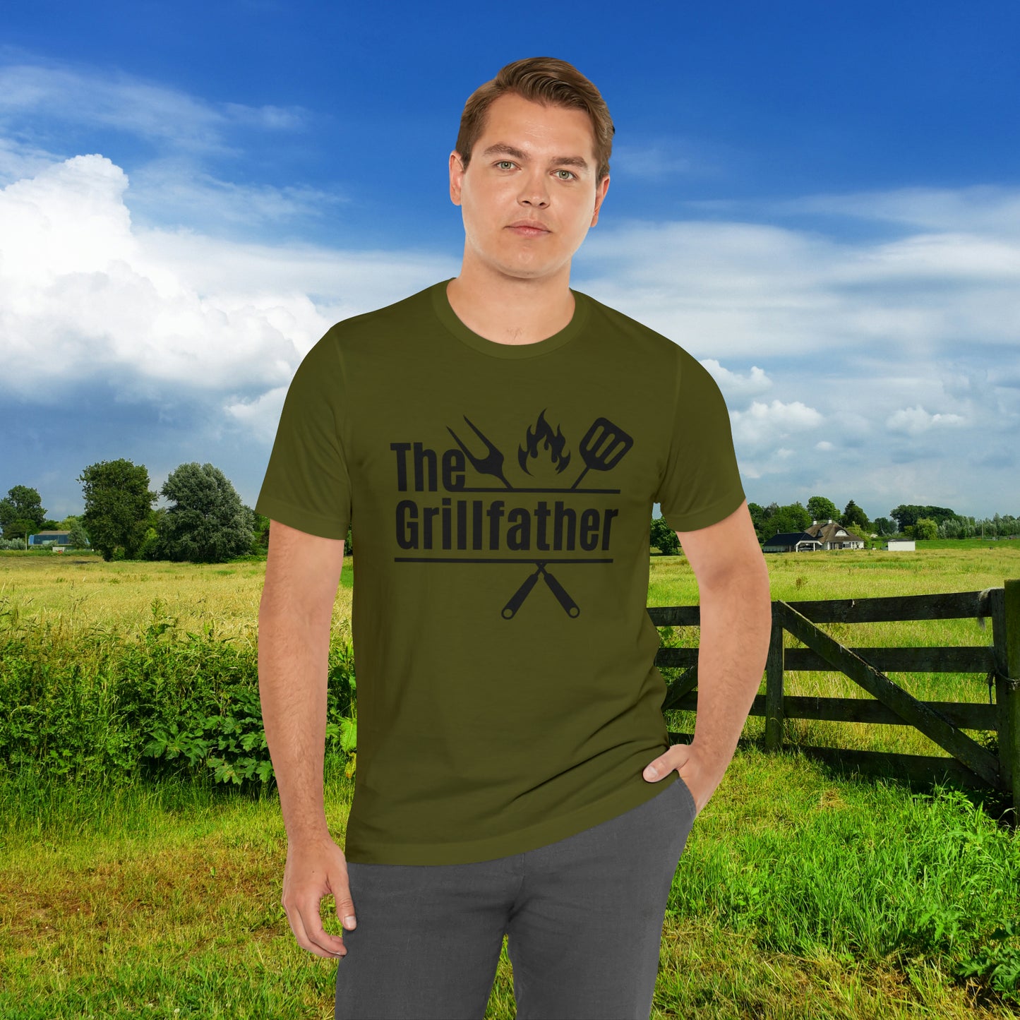 The GrillFather/Unisex Jersey Short Sleeve Tee