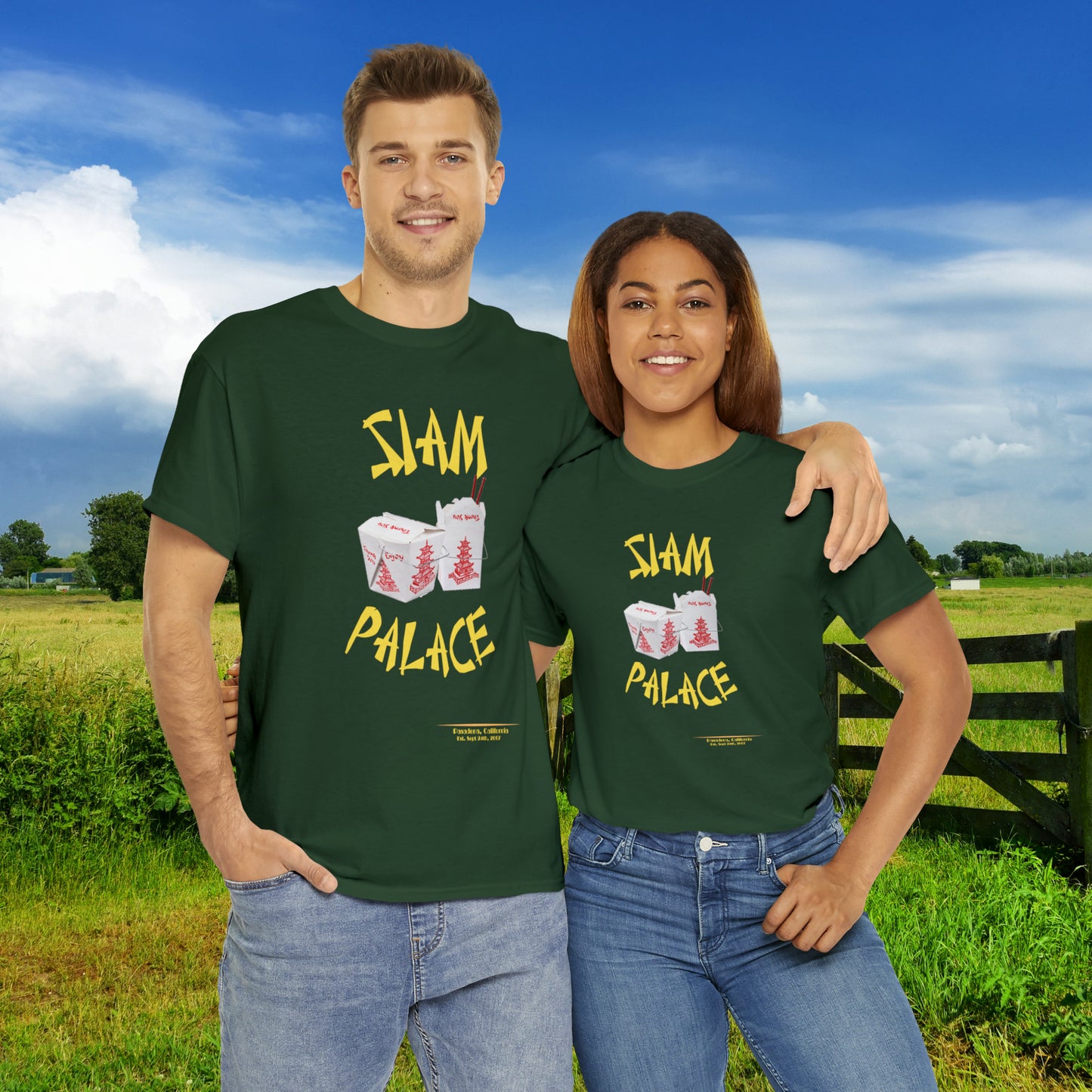 Siam Palace Established 2007 Unisex Heavy Cotton Tee