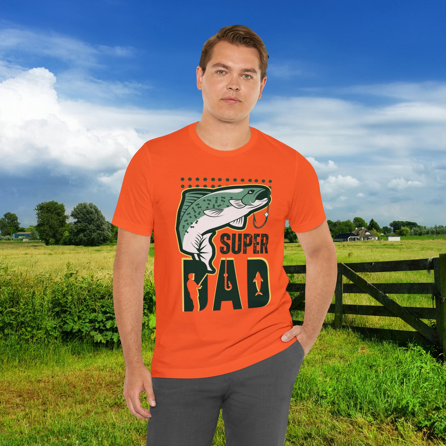 Super Dad/ Unisex Jersey Short Sleeve Tee