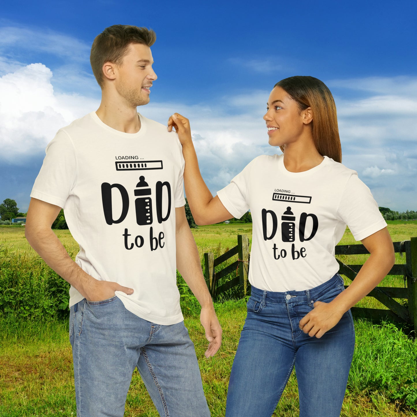 Dad To BE/ Unisex Jersey Short Sleeve Tee