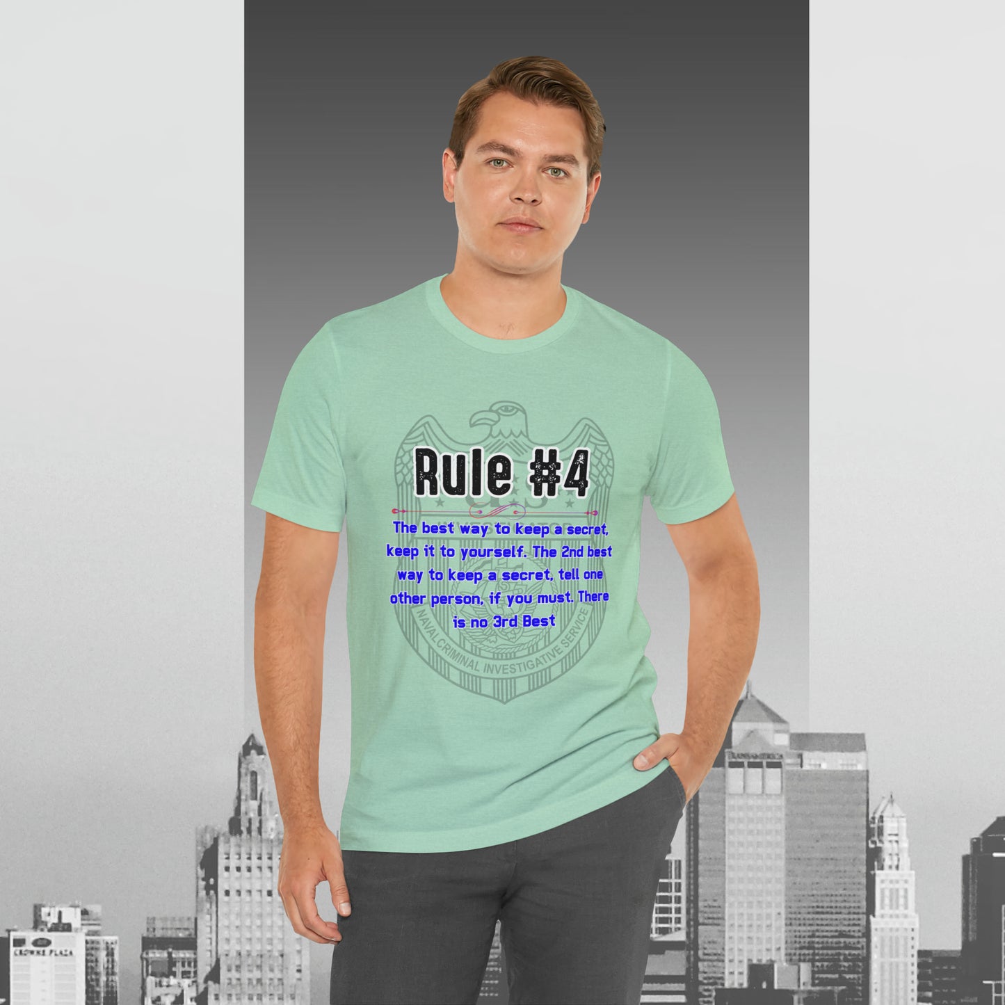 Rules of Gibbs #4 If you have a secret Keep it to yourself Unisex Jersey Short Sleeve Tee