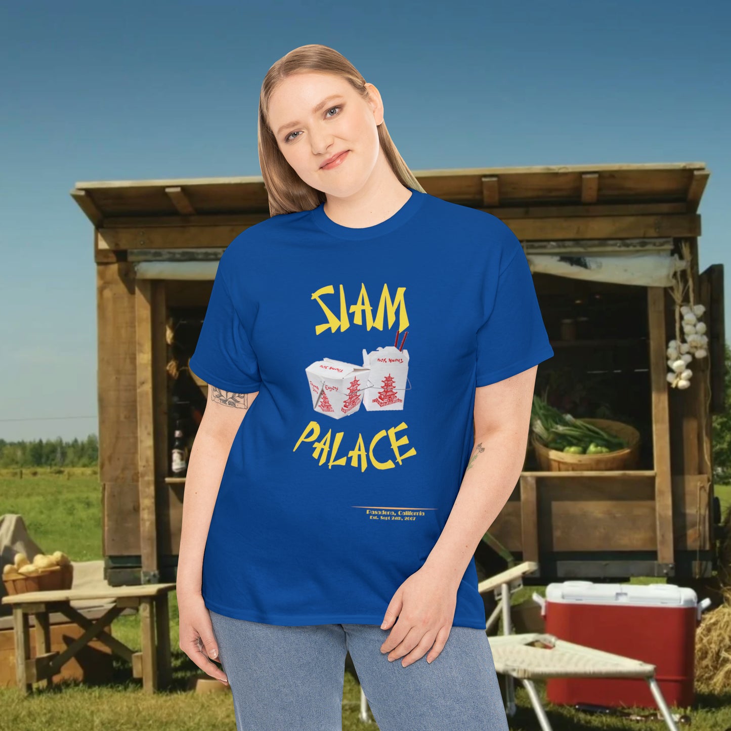 Siam Palace Established 2007 Unisex Heavy Cotton Tee