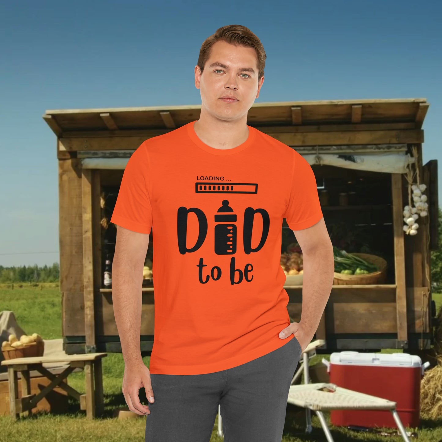 Dad To BE/ Unisex Jersey Short Sleeve Tee