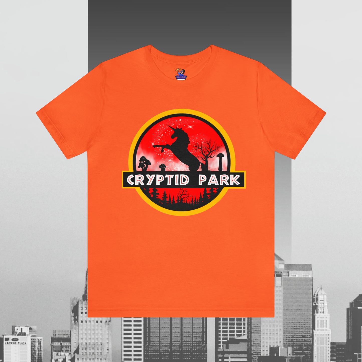 Cryptid Park Series Present The Unicorn Unisex Jersey Short Sleeve Tee