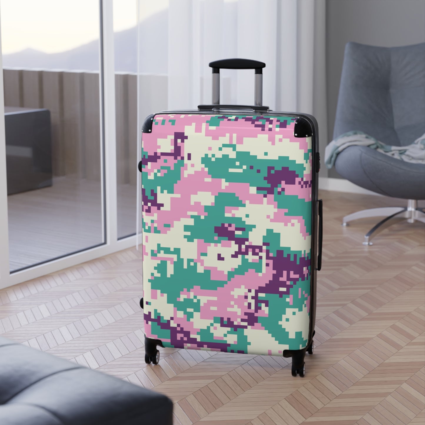 Digital Camo Suitcase